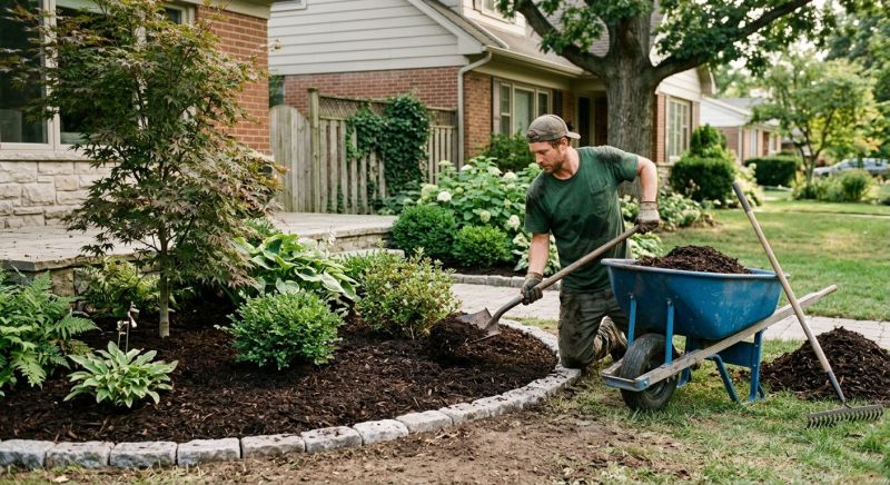 Organic Mulch Installation in Ventura County, CA